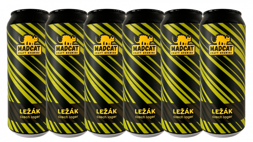 MadCat ležák plechovka / sixpack