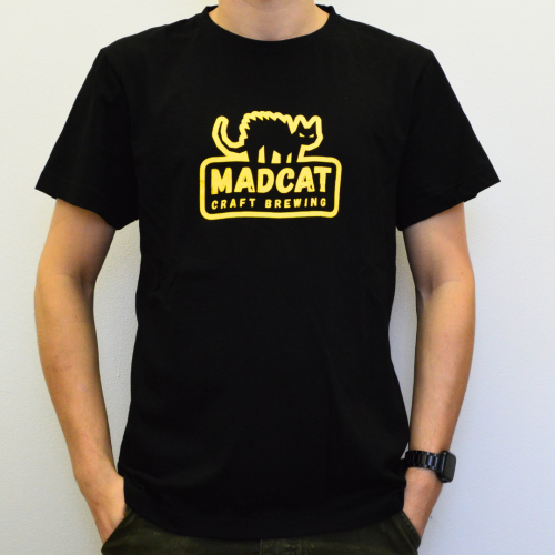 MadCat černé triko unisex - Velikost unisex: M