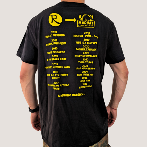 MadCat výroční triko - Velikost unisex: S