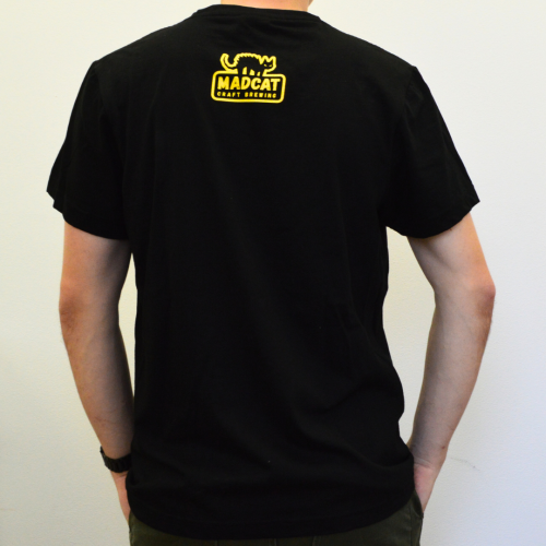 MadCat černé triko unisex - Velikost unisex: M